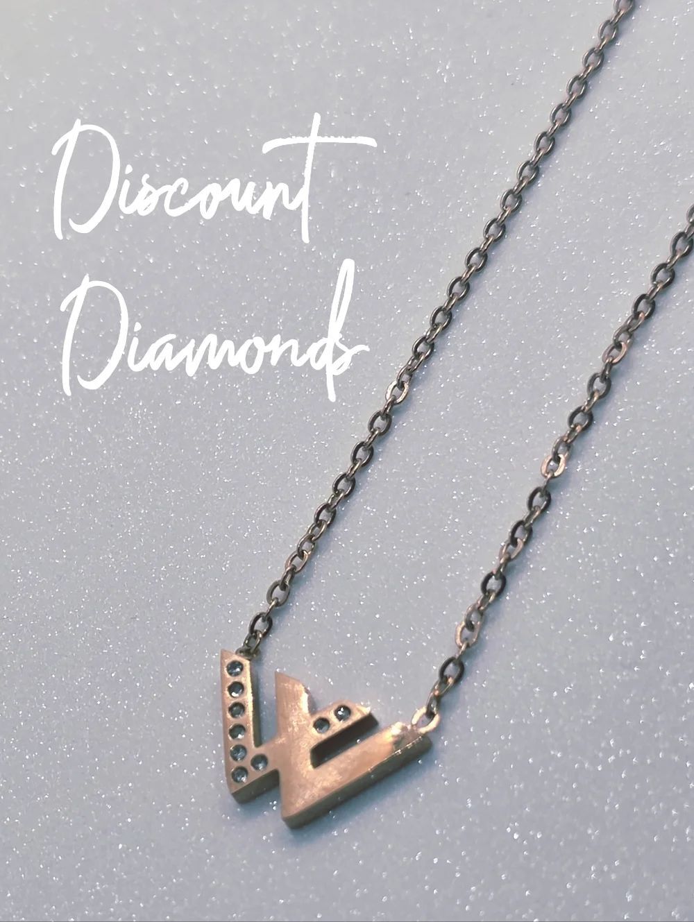Double "V" 18K Rose Gold Choker Necklace with White Baguette Diamonds